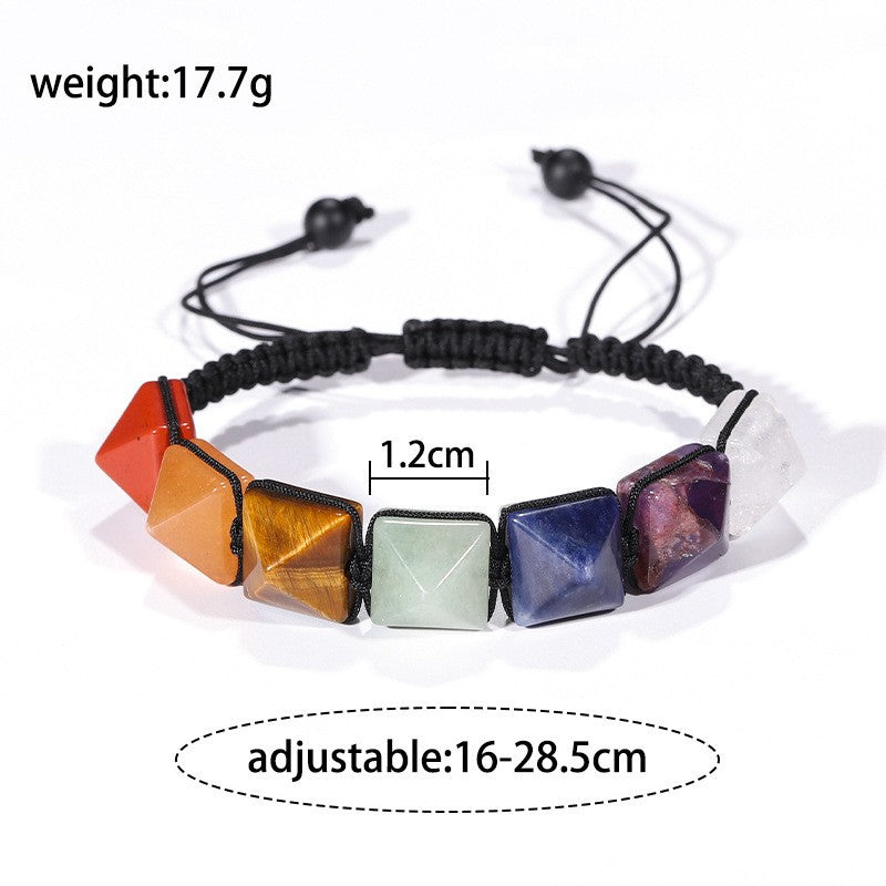 Natural Stone Beaded Stretch Bracelet 8mm