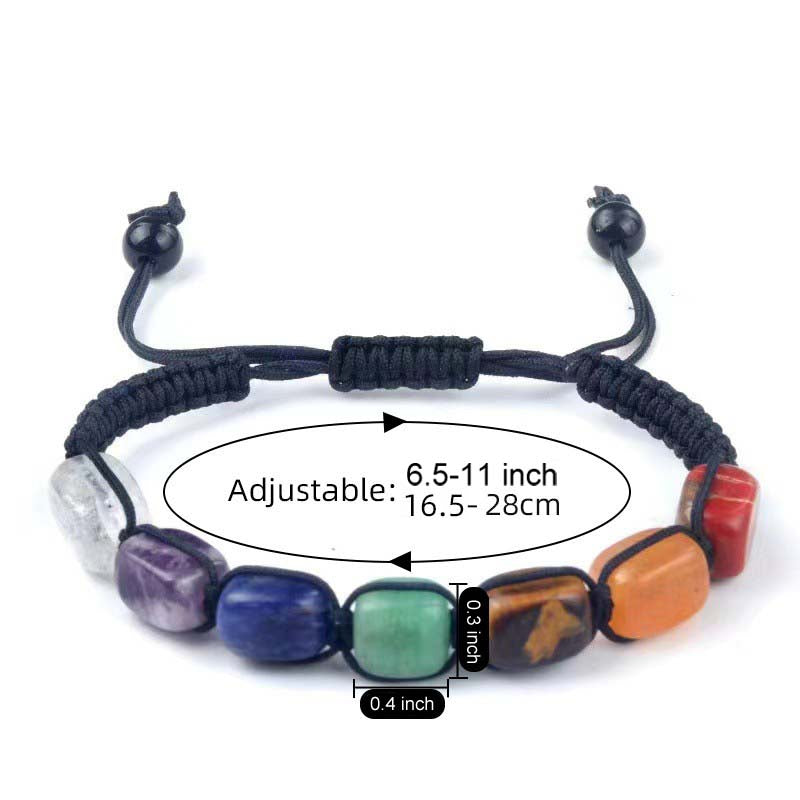 Natural Stone Beaded Stretch Bracelet 8mm