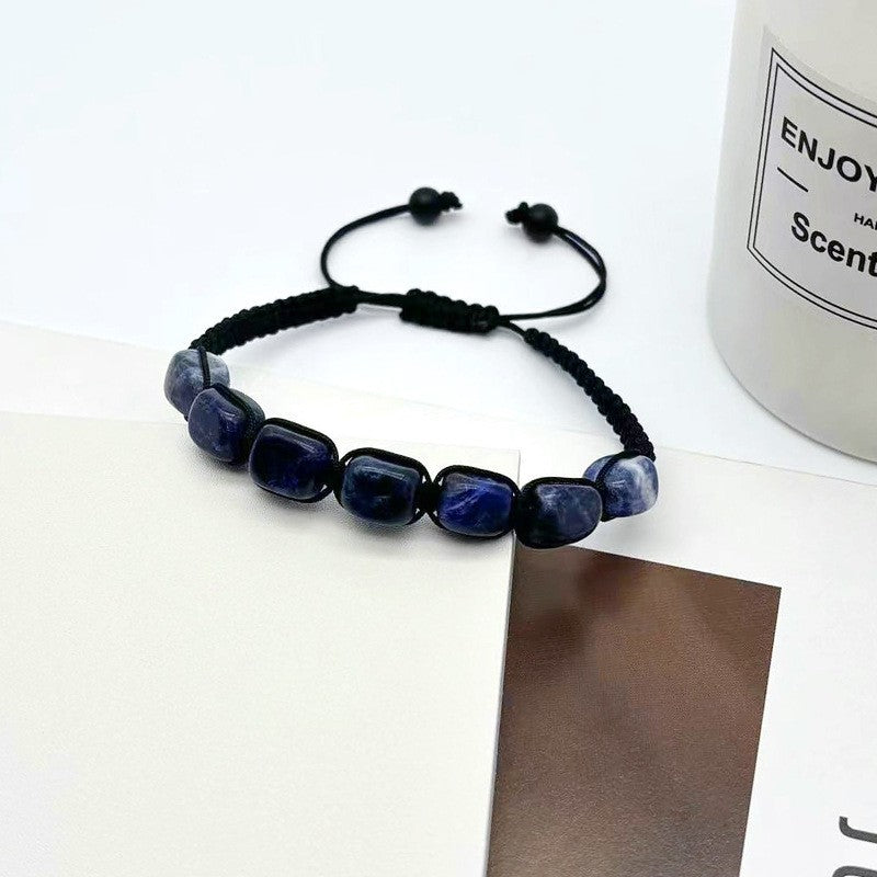 Natural Stone Beaded Stretch Bracelet 8mm