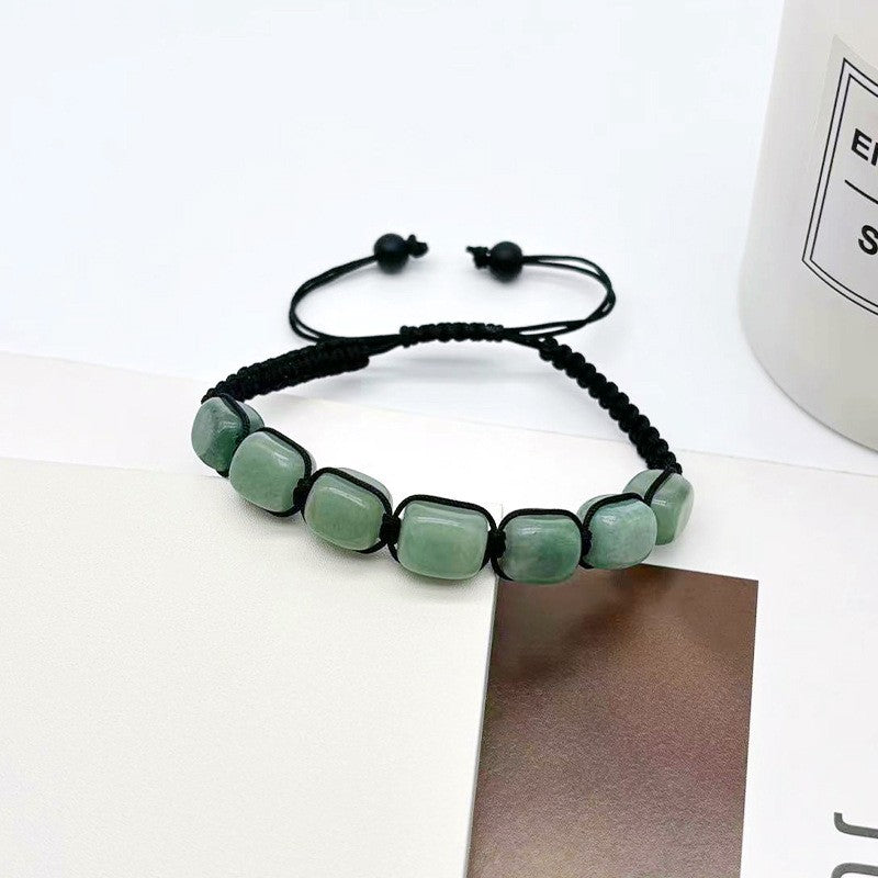Natural Stone Beaded Stretch Bracelet 8mm