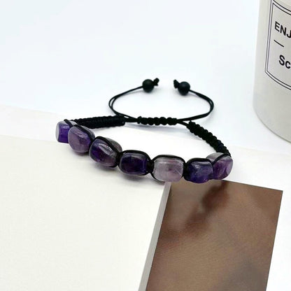 Natural Stone Beaded Stretch Bracelet 8mm